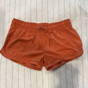 Prana Women's Athletic Shorts in Rust